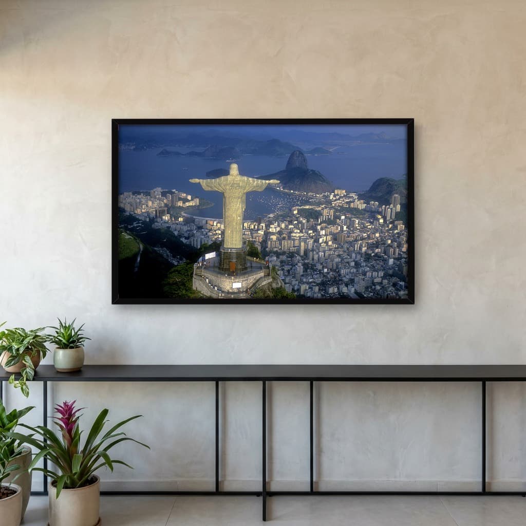 Quadro Decorativo Cristo Redentor Morro Do Corcovado Rio De Janeiro