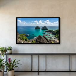 Quadro Decorativo Morro Dois Irmãos Fernando De Noronha Pernambuco