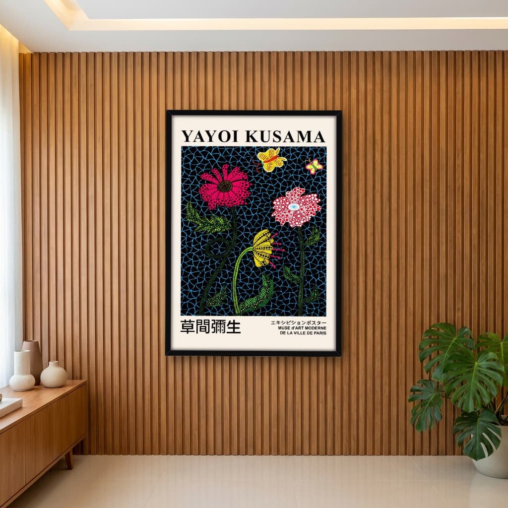 Quadro Decorativo Flower Yayoi Kusama