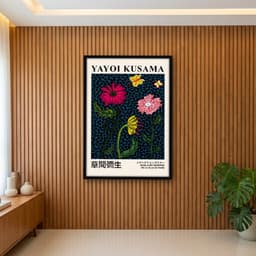 Quadro Decorativo Flower Yayoi Kusama