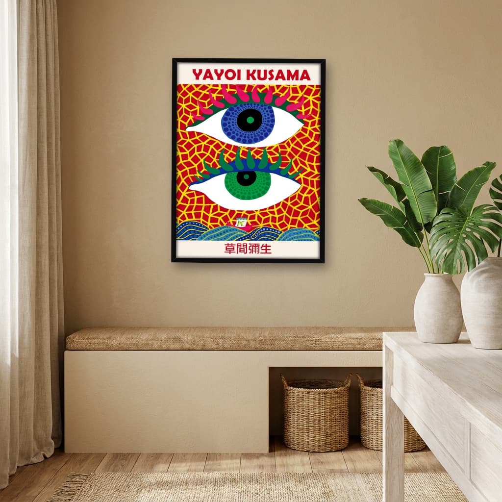 Quadro Decorativo Eye Two Yayoi Kusama
