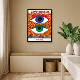 Quadro Decorativo Eye Two Yayoi Kusama