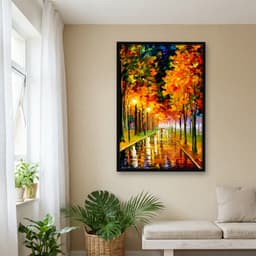 Quadro Decorativo Pintura Luz de Outono