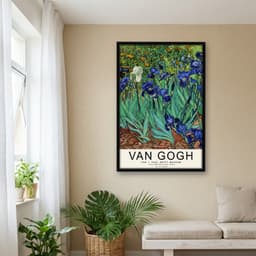 Quadro Decorativo Lírios - Íris, Saint-Remy Pintura