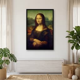 Quadro Decorativo Mona Lisa do Leonardo da Vinci