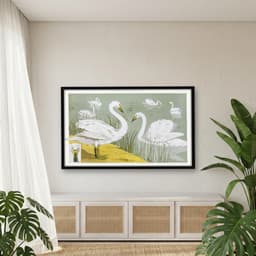 Quadro Decorativo Art Nouveau Swans - Maurice Pillard Verneuil