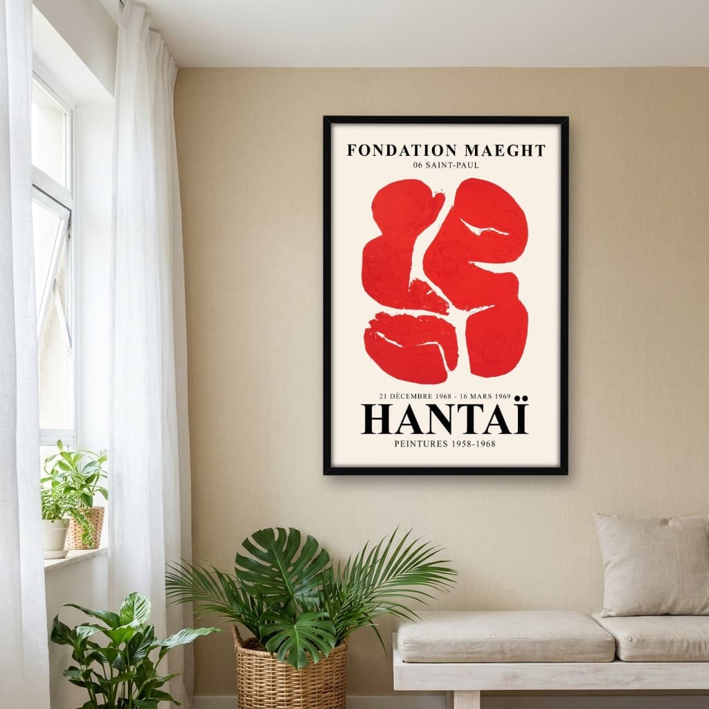Quadro Decorativo Simon Hantai