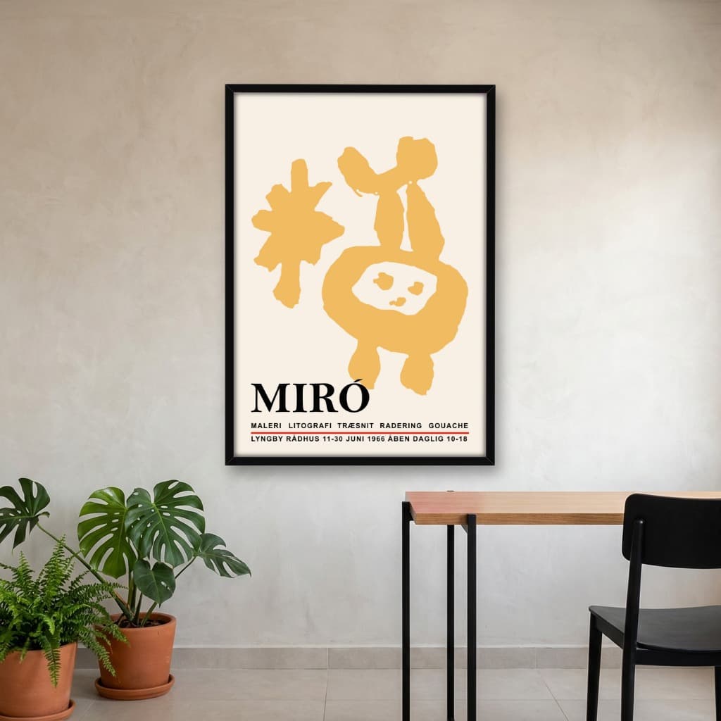 Quadro Decorativo Yellow - Joan Miro