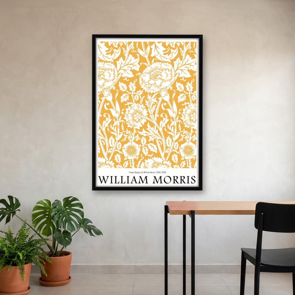 Quadro Decorativo Yellow - William Morris