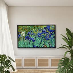 Quadro Decorativo Pintura Os Lírios Obra do Artista Vincent van Gogh
