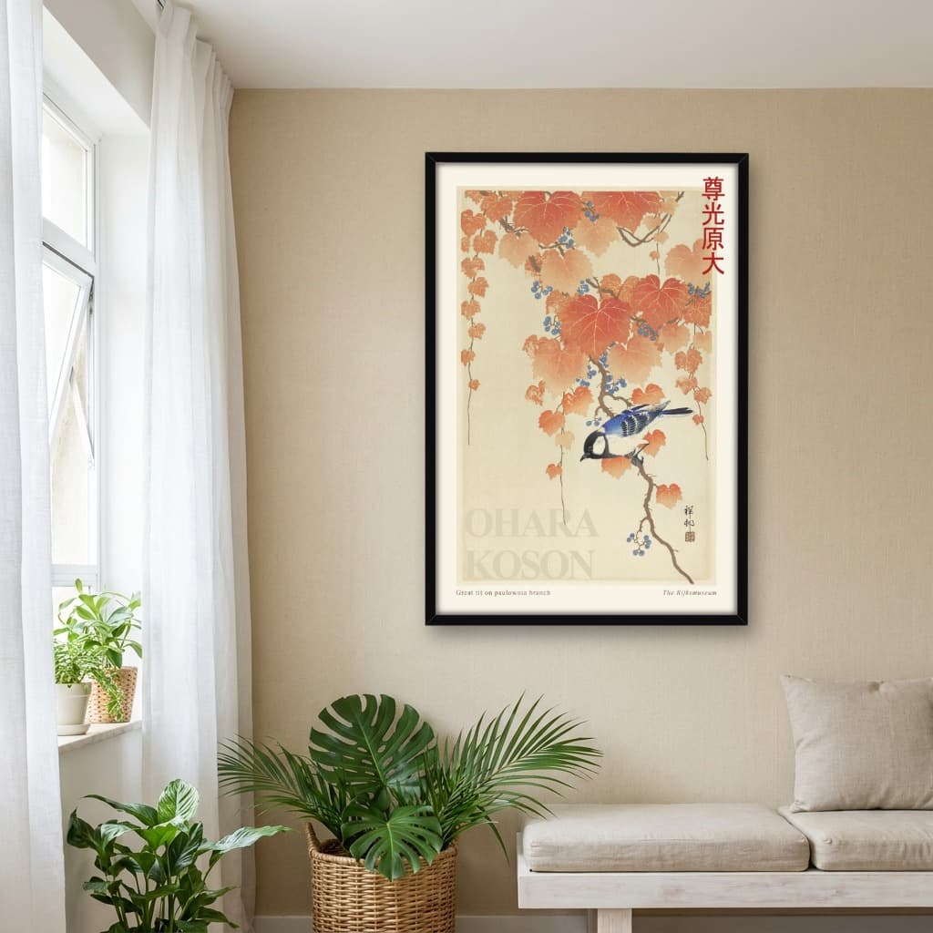 Quadro Decorativo Birds Ohara Koson