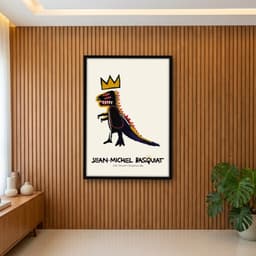 Quadro Decorativo Dino de Jean Michel Basquiat Arte Grafite