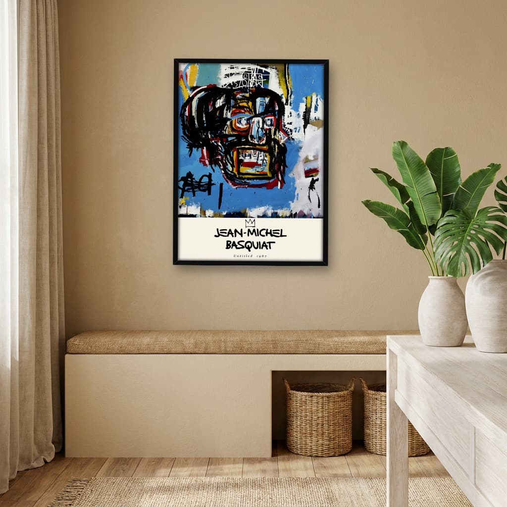 Quadro Decorativo Sem nome nro2 de Jean Michel Basquiat Arte Grafite