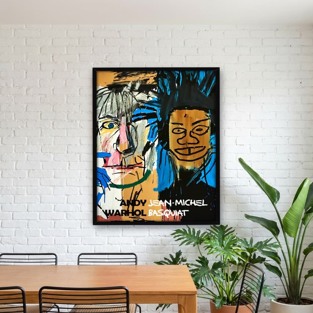 Quadro Decorativo Warhol e Basquiat