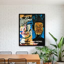 Quadro Decorativo Warhol e Basquiat