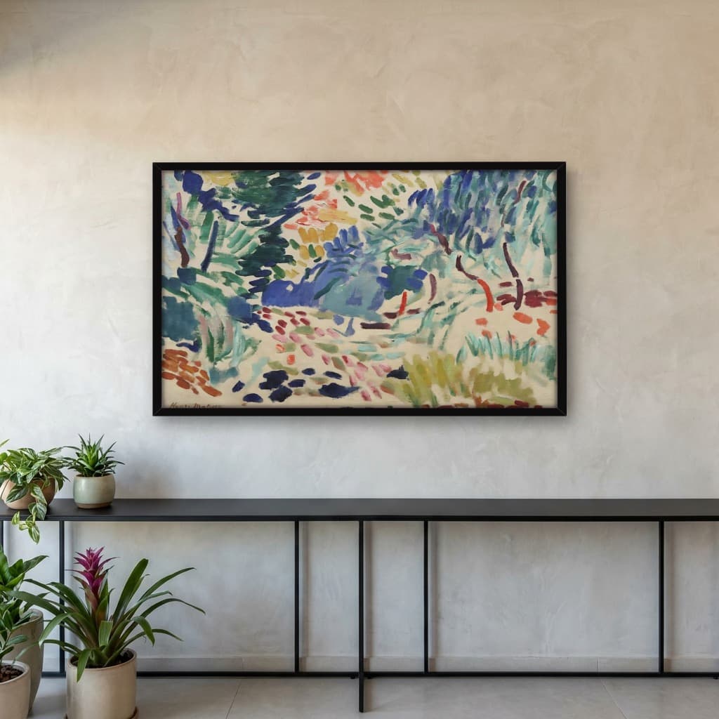Quadro Decorativo Landscape at Collioure Obra do Artista Henri Matisse