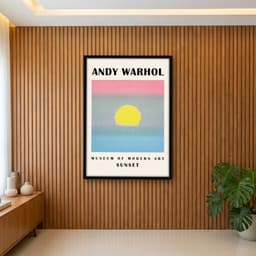 Quadro Decorativo Sunset Obra do Artista Artista Andy Warhol