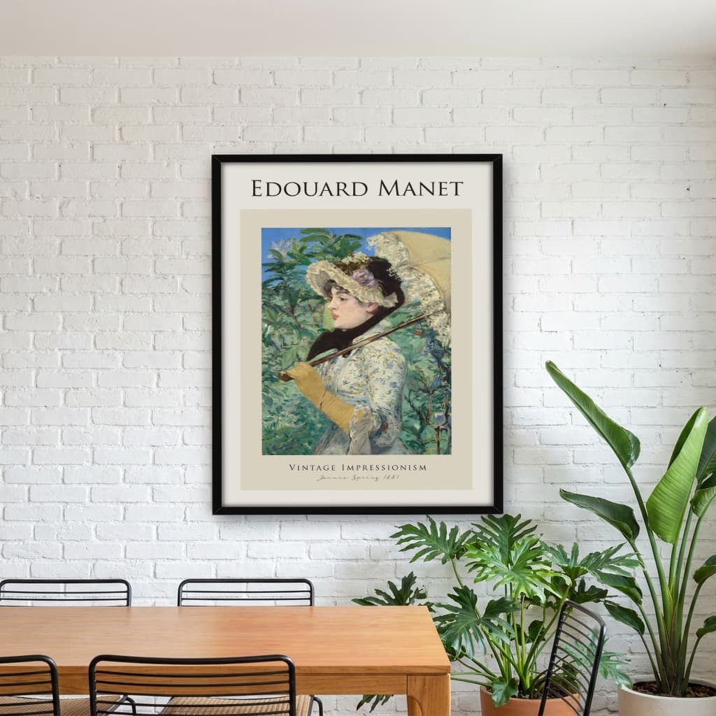 Quadro Decorativo A Primavera Jeanne - Demarsy Édouard Manet