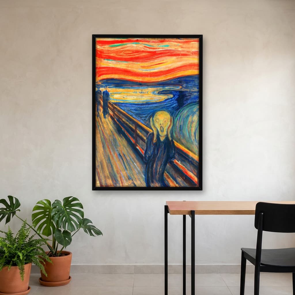 Quadro Decorativo The Scream - Edvard Munch - O Grito