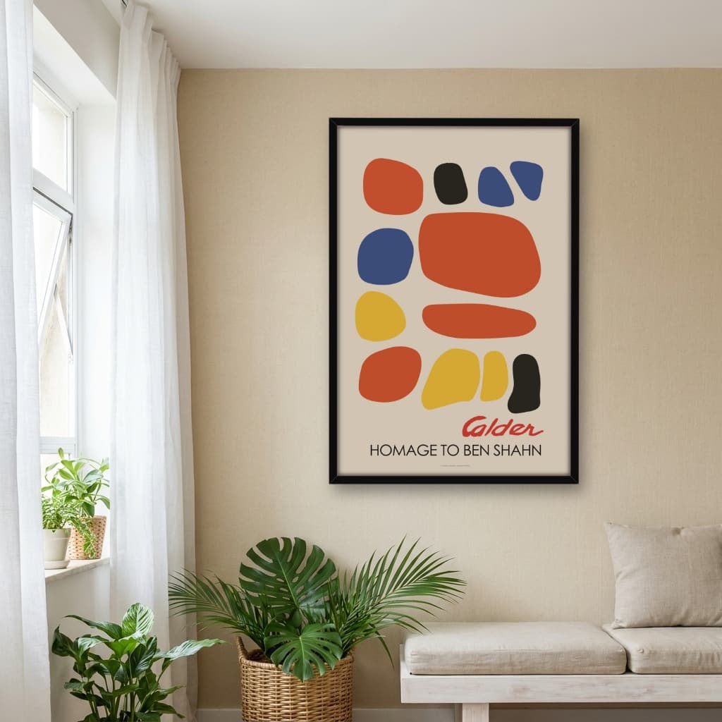 Quadro Decorativo Homage To Ben Shahn Alexander Calder
