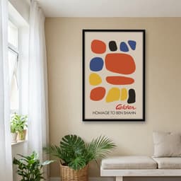 Quadro Decorativo Homage To Ben Shahn Alexander Calder