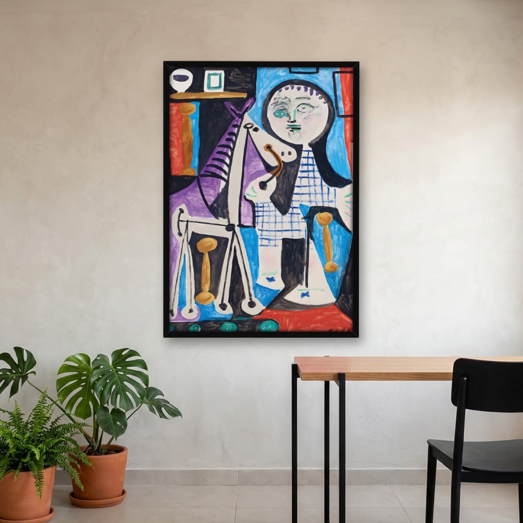 Quadro Decorativo Claude À Deux Ans Pablo Picasso