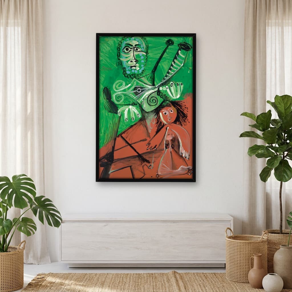 Quadro Decorativo Pablo Picasso Homme Et Enfant