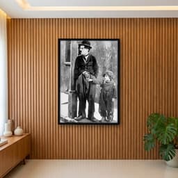 Quadro Decorativo Charlie Chaplin : O Garoto