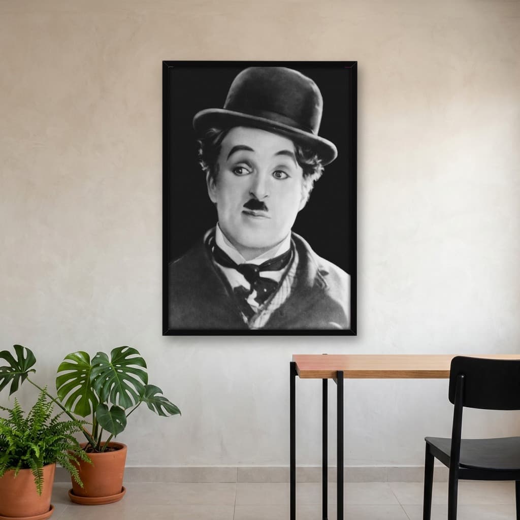Quadro Decorativo Charlie Chaplin