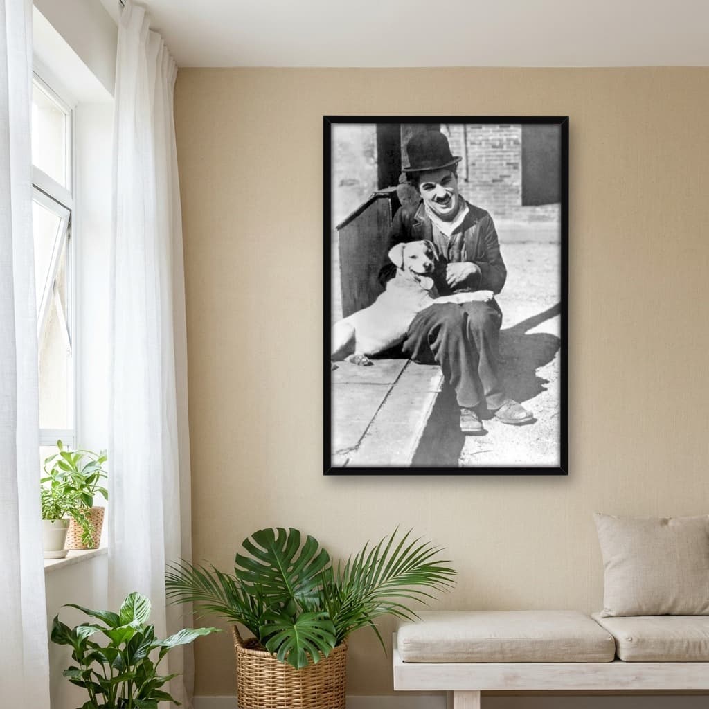 Quadro Decorativo Charlie Chaplin
