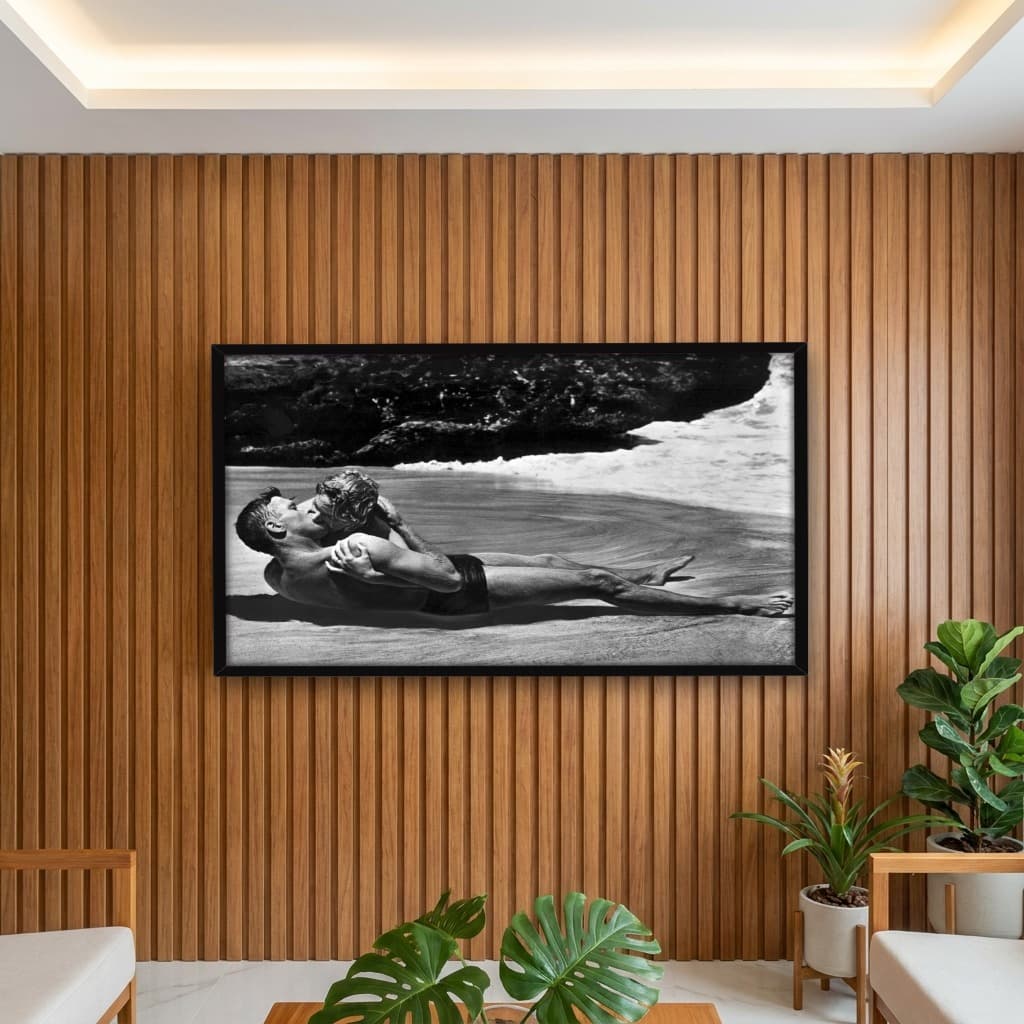 Quadro Decorativo Burt Lancaster e Deborah Kerr