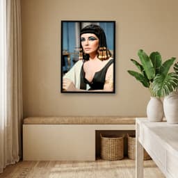 Quadro Decorativo Elizabeth Taylor - Cleópatra