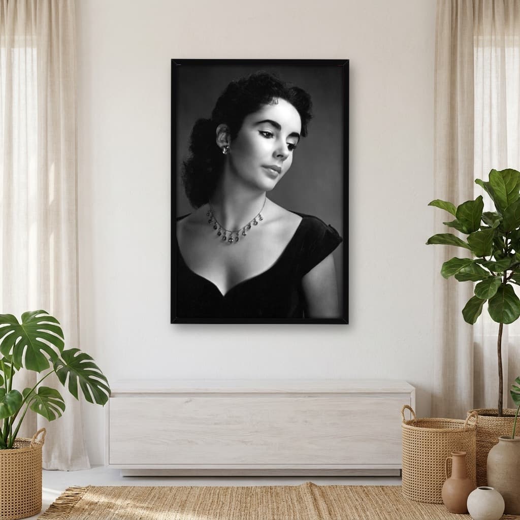 Quadro Decorativo Elizabeth Taylor