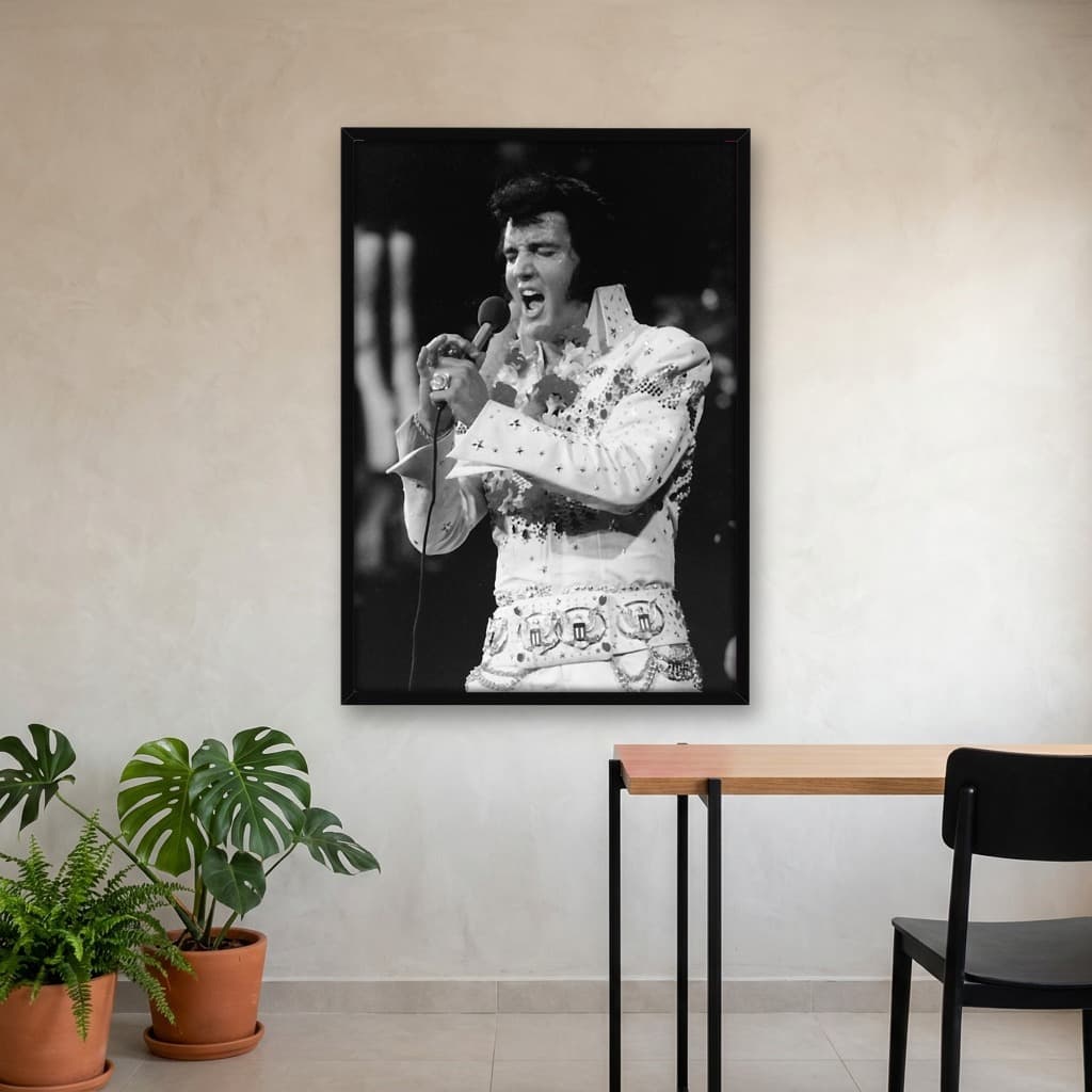 Quadro Decorativo Elvis Presley - Love Me Tender