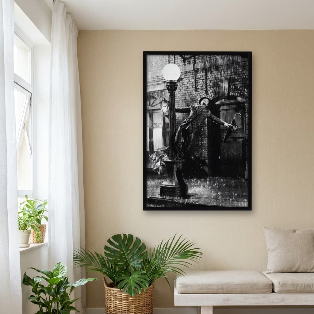 Quadro Decorativo Gene Kelly - Cantando na Chuva