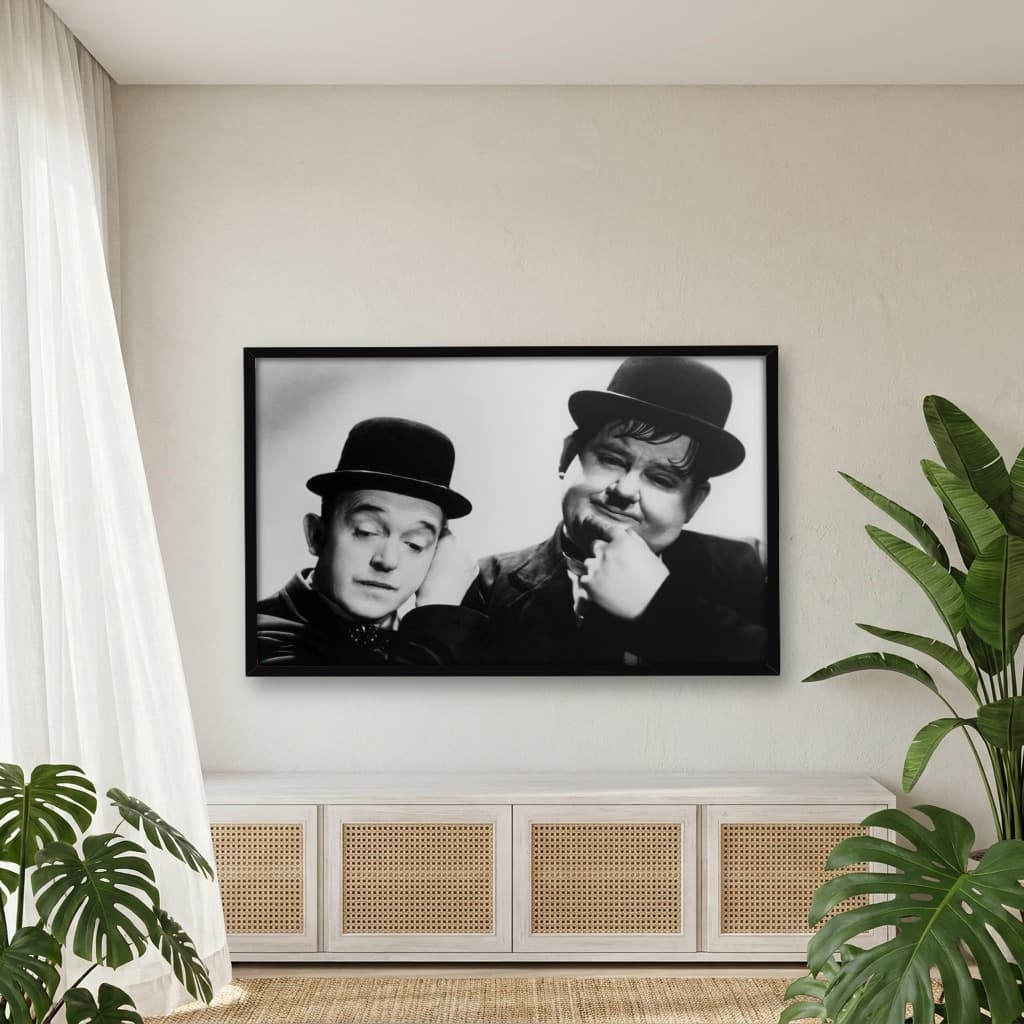 Quadro Decorativo O Gordo e o Magro
