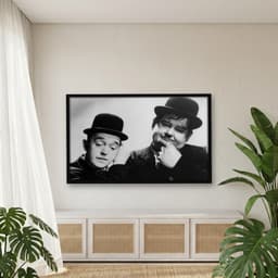 Quadro Decorativo O Gordo e o Magro