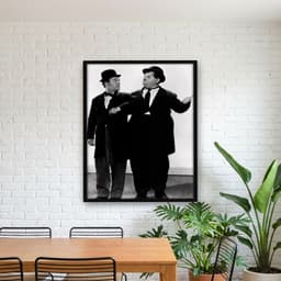 Quadro Decorativo O Gordo e o Magro
