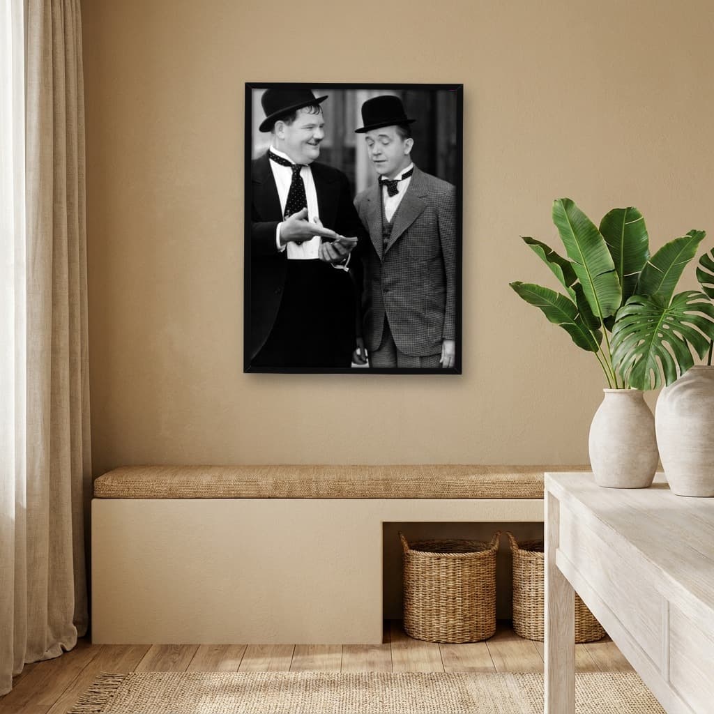Quadro Decorativo O Gordo e o Magro