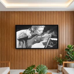 Quadro Decorativo Grace Kelly e James Stewart