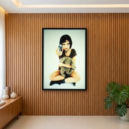 Quadro Decorativo Natalie Portman - O Profissional