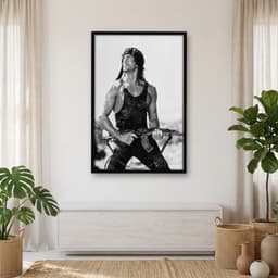 Quadro Decorativo Sylvester Stallone - Rambo