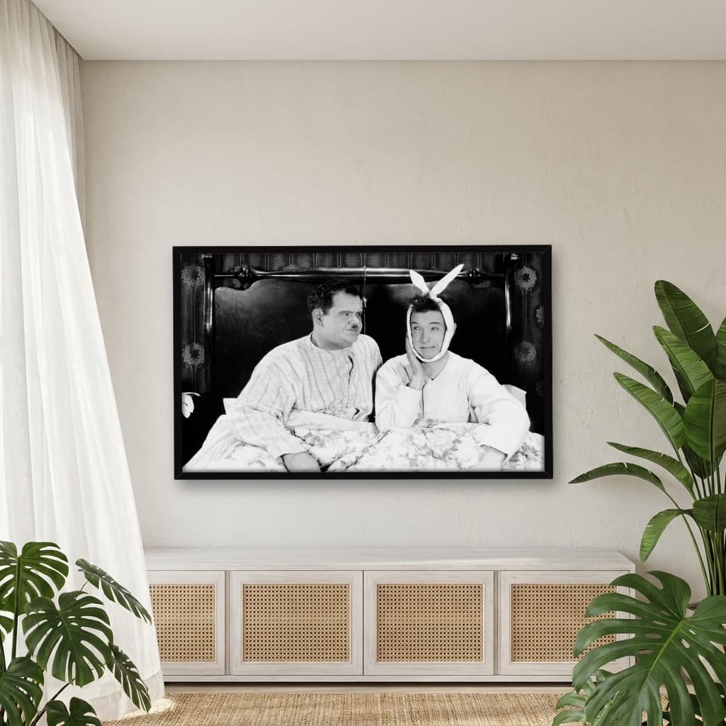 Quadro Decorativo O Gordo e o Magro - Apartamento Chandler e Joey - Friends - Séries de TV