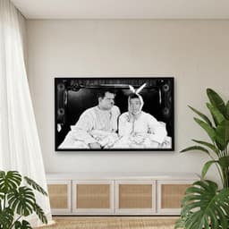 Quadro Decorativo O Gordo e o Magro - Apartamento Chandler e Joey - Friends - Séries de TV