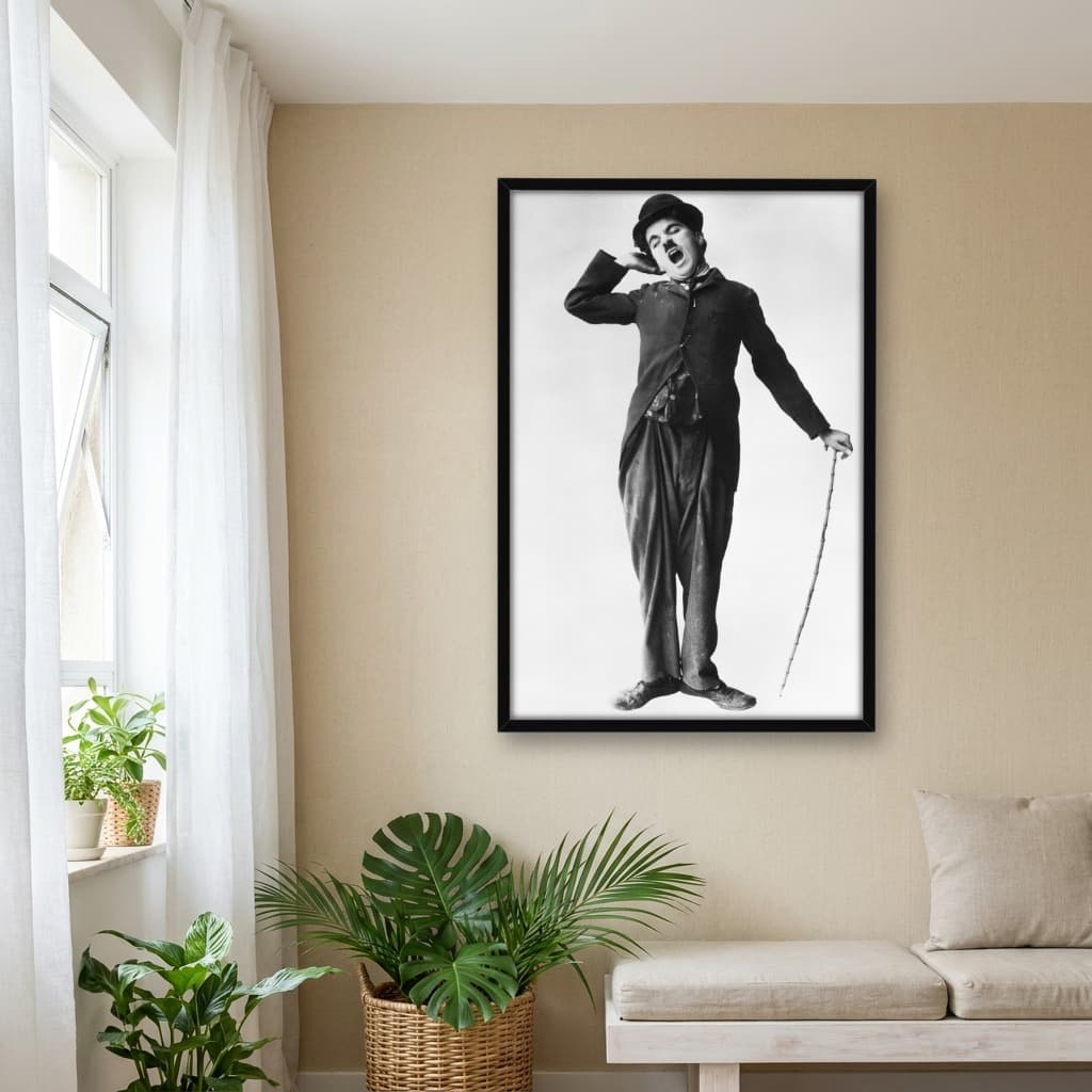 Quadro Decorativo Charlie Chaplin