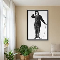 Quadro Decorativo Charlie Chaplin