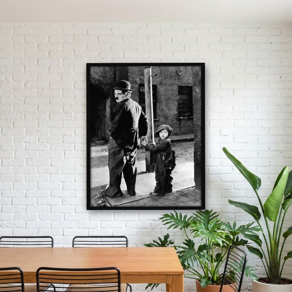 Quadro Decorativo Charlie Chaplin - O Garoto