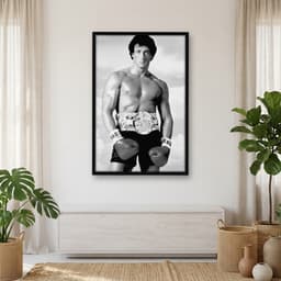 Quadro Decorativo Sylvester Stallone