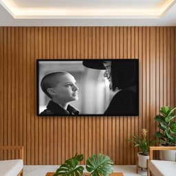 Quadro Decorativo Hugo Weaving e Natalie Portman