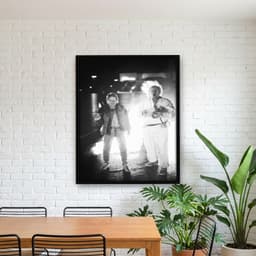 Quadro Decorativo Michael J. Fox e Christopher Lloyd